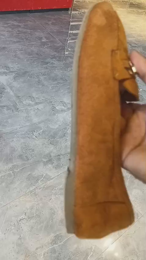 Lottie Tan Suede Loafer